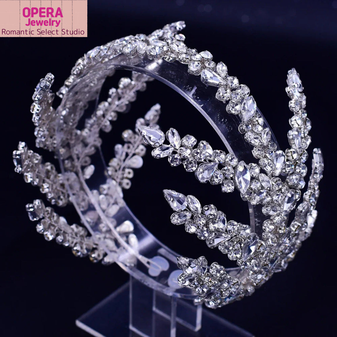 💎 OPERA Jewelry Crystal Bridal Headpiece – HP272
