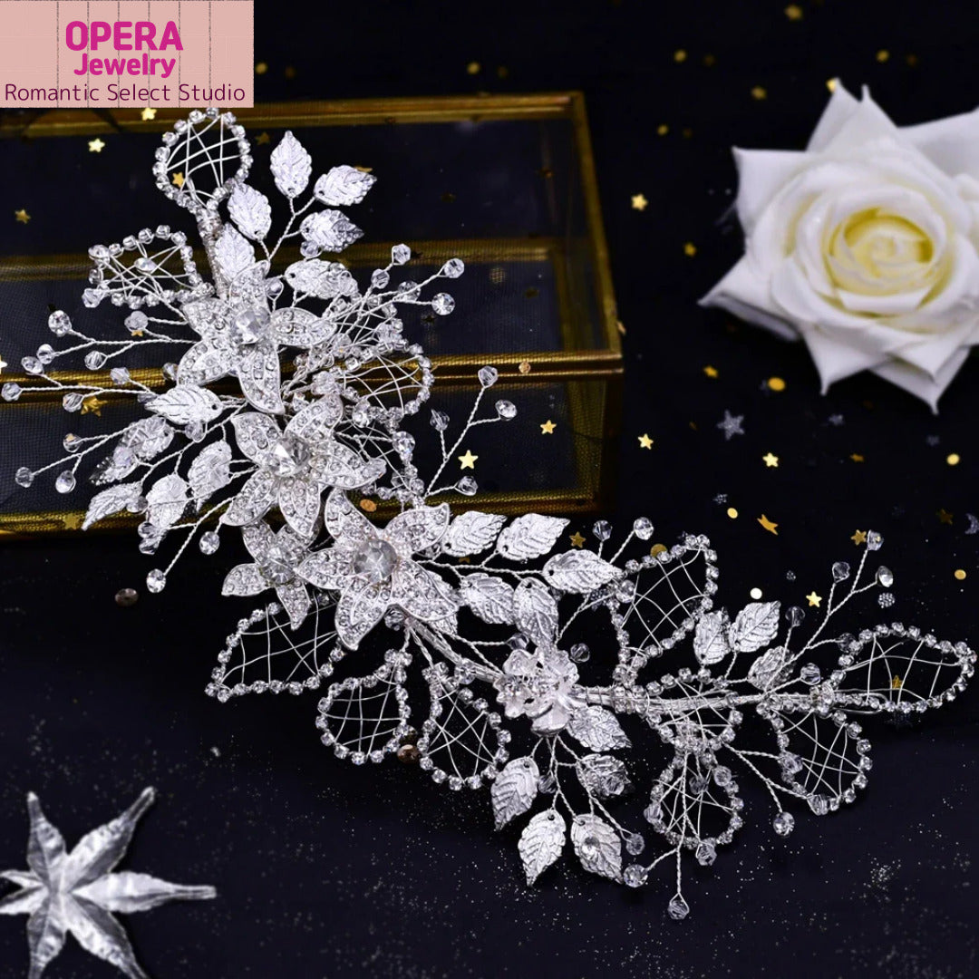 💎 OPERA Jewelry Crystal Bridal Headpiece – HP272