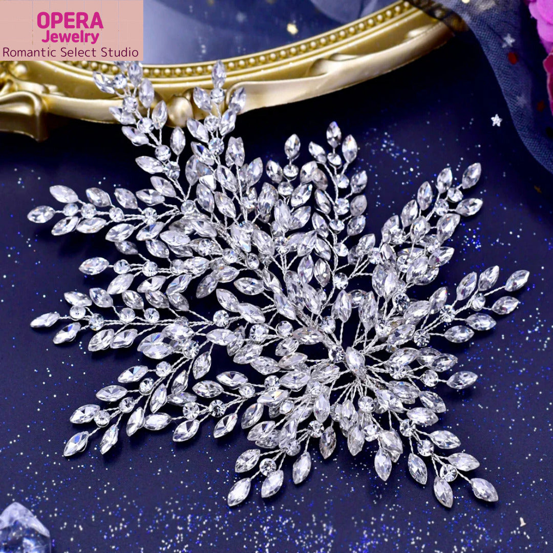 💎 OPERA Jewelry Crystal Bridal Headpiece – HP272