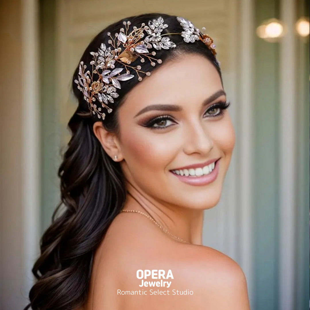 💎 OPERA Jewelry Crystal Bridal Headpiece – HP272